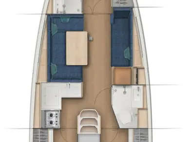 Pronájem lodi Komolac lákavé ceny Sun Odyssey 410