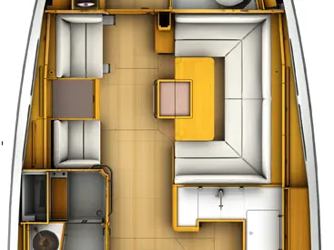 Pronájem Plachetnice v Komolac -Jeanneau Sun Odyssey 419