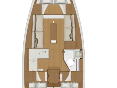 Pronájem jachty v Punat -Dufour Dufour 360 Grand Large na Samboatu