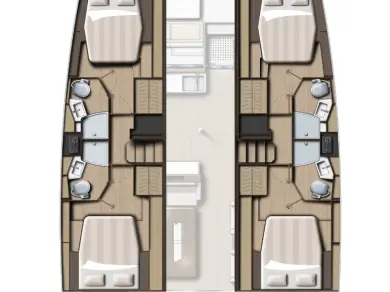 Pronájem lodi Bali Bali 4.4 v Šibenik  na Samboatu
