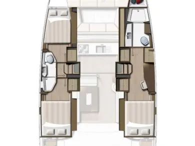 Pronájem lodi Šibenik  lákavé ceny Bali Catsmart OW - 3 cab.