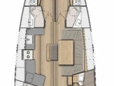 Pronájem lodi Bénéteau Oceanis 46.1 v Rogač na Samboatu