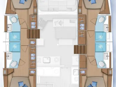 Lagoon Lagoon 46 jednotlivci a charterové společnosti v Piraeus
