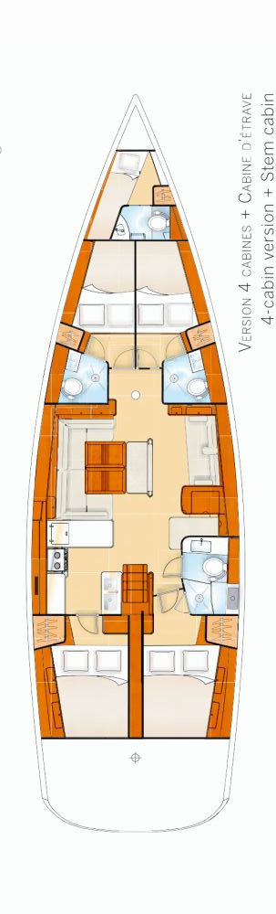 Bénéteau Oceanis 54 jednotlivci a charterové společnosti v Salamína