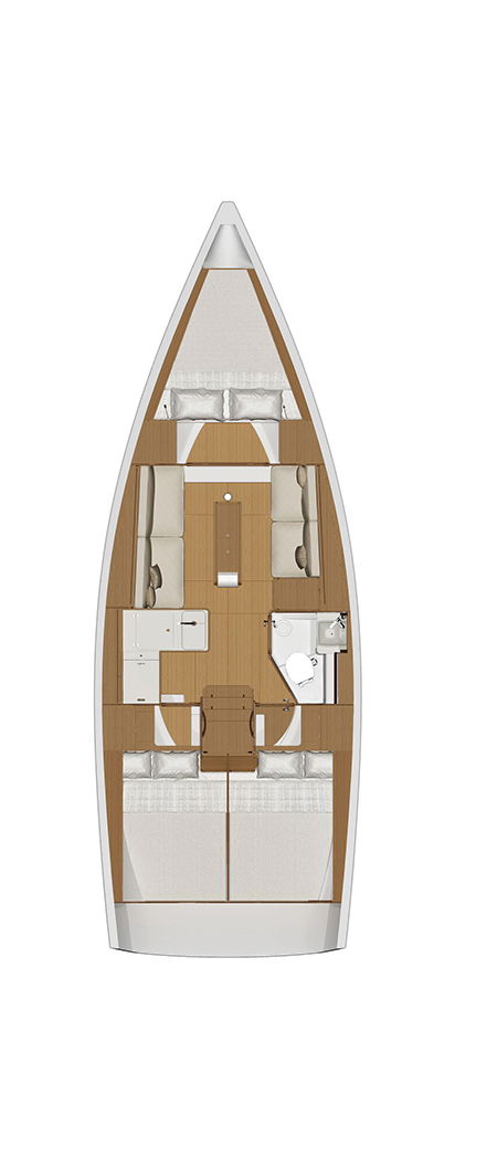 Pronájem jachty v Fethiye -Dufour Dufour 360 Grand Large na Samboatu
