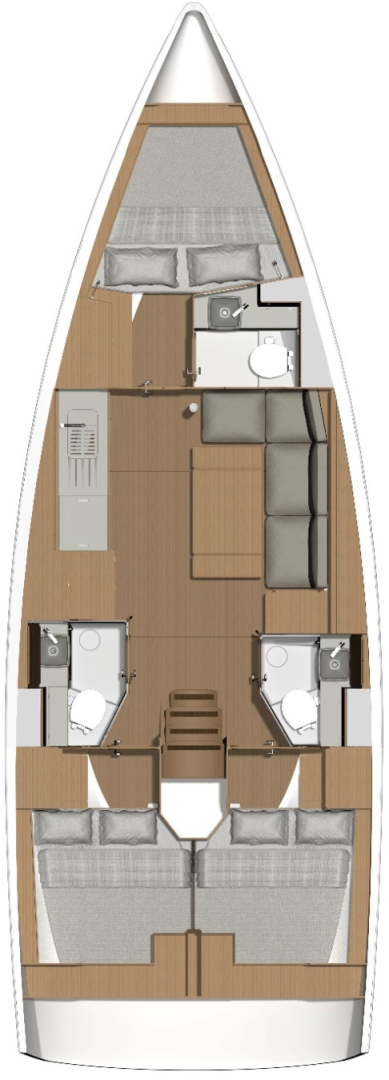 Pronájem Plachetnice v Fethiye -Dufour Dufour 390