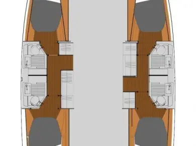 Pronájem Katamarán Fountaine Pajot s licencí