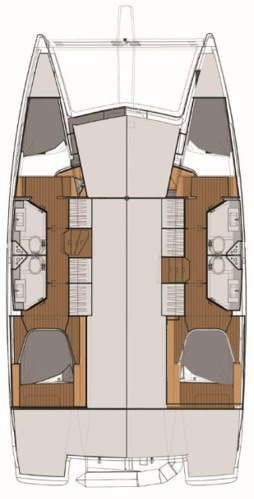 Pronájem Katamarán v Fethiye -Fountaine Pajot Astrea 42