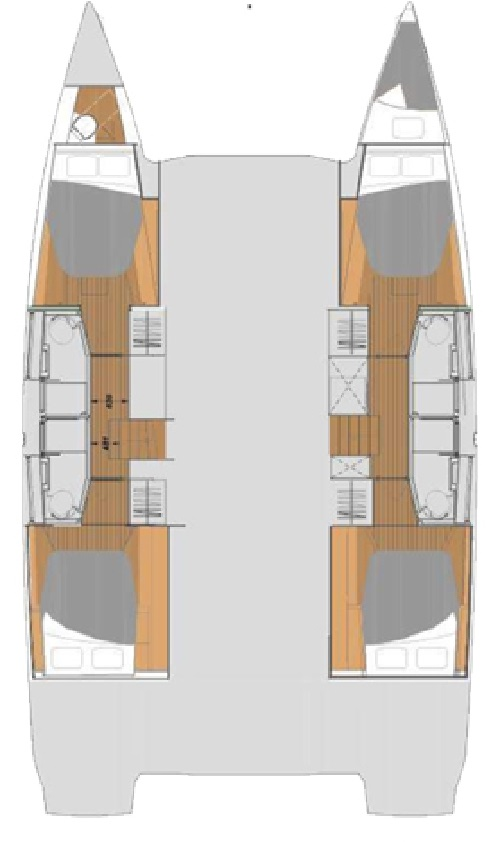 Pronájem Katamarán Fountaine Pajot s licencí