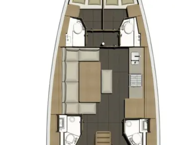 Pronájem lodi Dufour Dufour 460 Grand Large v Kaštela na Samboatu