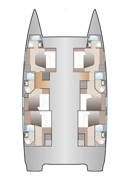 Pronájem jachty v Trogir -Fountaine Pajot Aura 51 na Samboatu