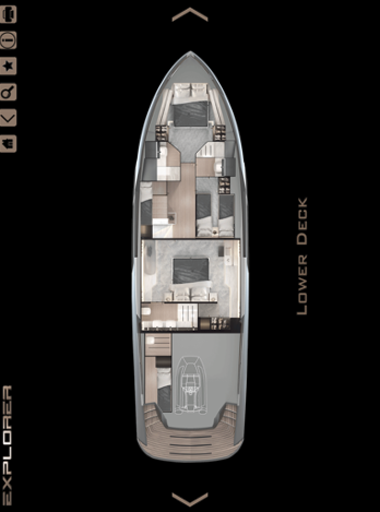 Pronájem Jachta v Sukošan -Explorer Yacht Explorer Fly 62