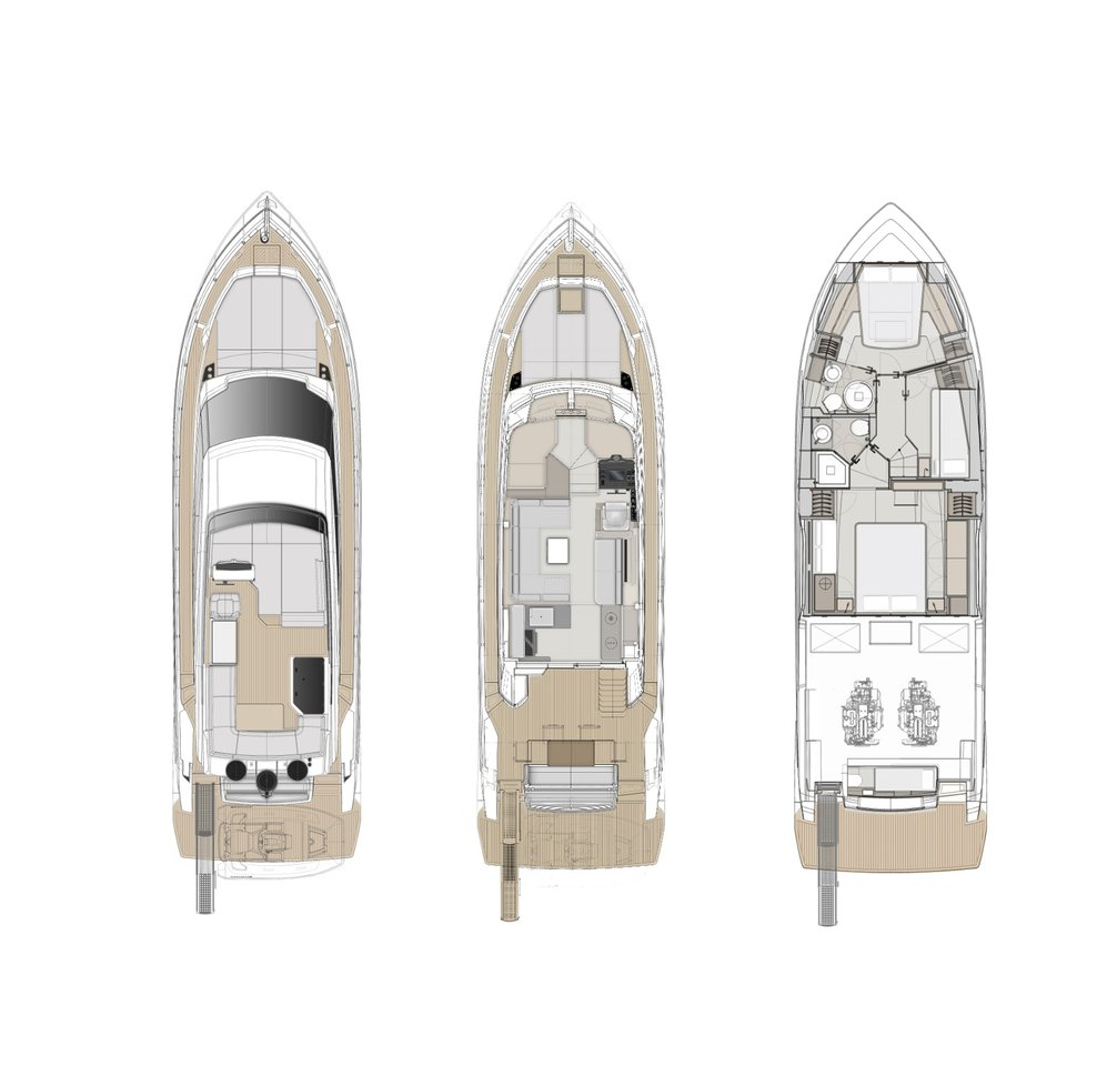 Pronájem lodi Ferretti Ferretti Yachts 500 - 3 + 1 cab v Sukošan na Samboatu