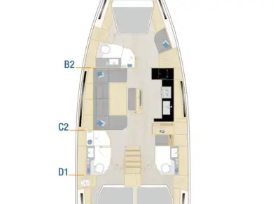 Hanse Hanse 460 jednotlivci a charterové společnosti v Donji Seget