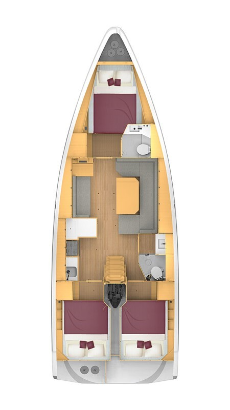 Pronájem Plachetnice v Fethiye -Bavaria Bavaria C42