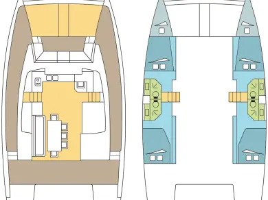 Pronájem Katamarán Bali s licencí