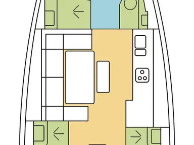Pronájem Plachetnice v Zaton -Dufour Dufour 460 Grand Large