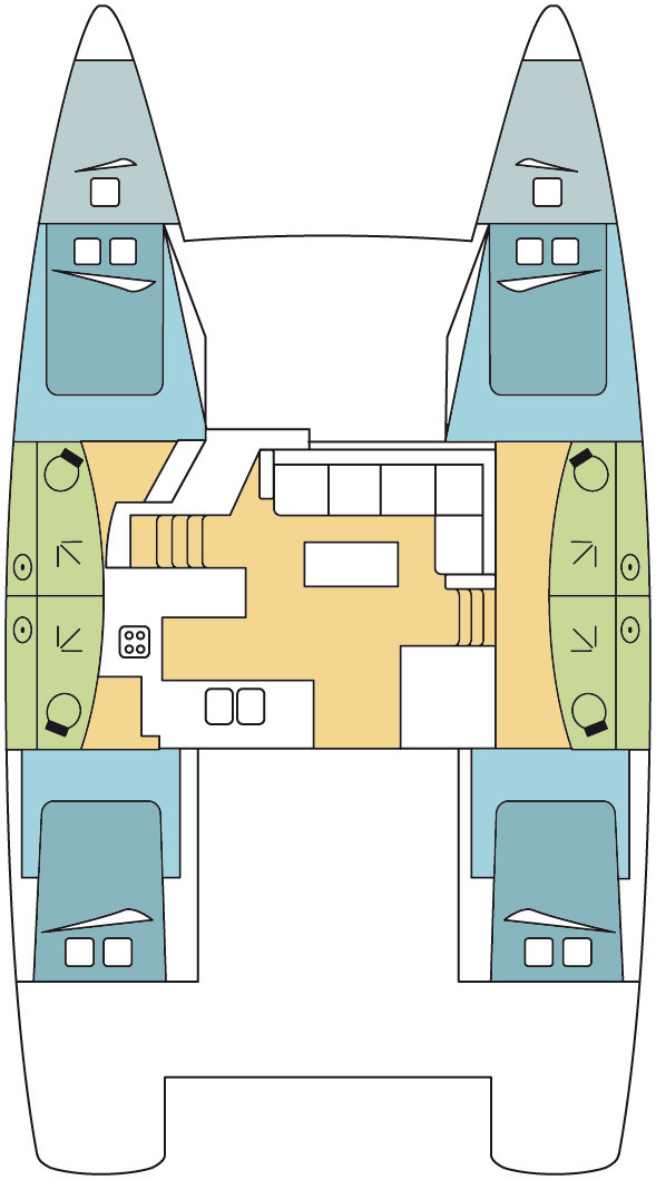 Pronajmout si Fountaine Pajot Elba 45 v Olbia