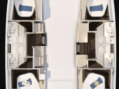 Pronájem jachty v Saint-Mandrier-sur-Mer -Fountaine Pajot Fountaine Pajot FP 41 Quatuor 4 na Samboatu