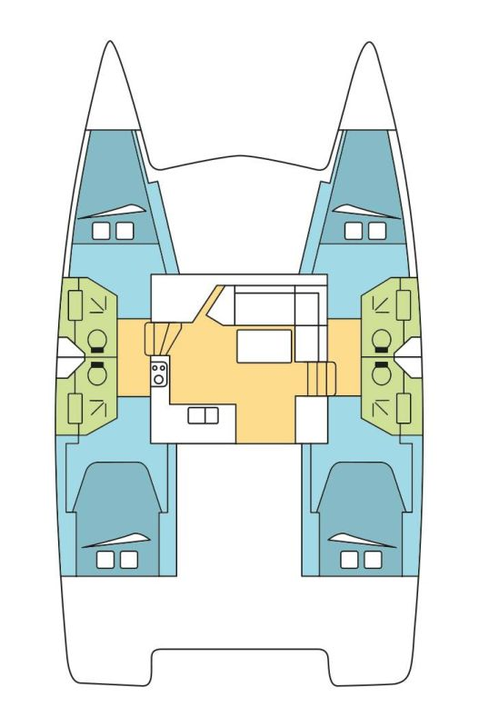 Pronájem lodi Fountaine Pajot Isla 40 v Lefkáda na Samboatu
