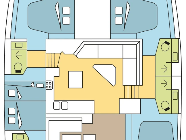 Pronajmout si Fountaine Pajot Tanna 47 v Olbia