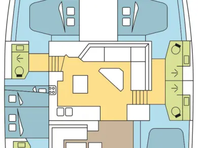Pronajmout si Fountaine Pajot Tanna 47 v Olbia