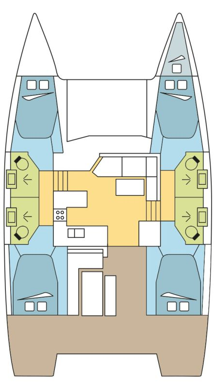 Pronájem lodi Lagoon Lagoon 42 v Donji Seget na Samboatu