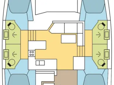Pronájem lodi Lagoon Lagoon 42 v Donji Seget na Samboatu
