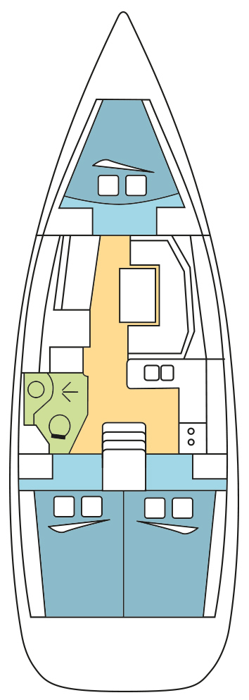 Pronájem lodi Jeanneau Sun Odyssey 389 v Kos na Samboatu