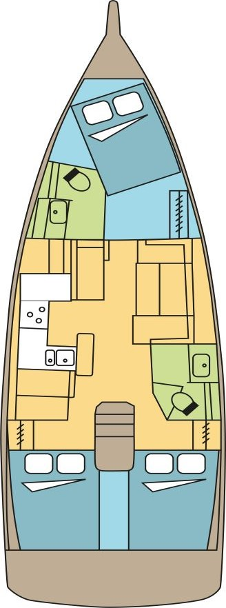 Pronájem jachty v Parham Town -Jeanneau Sun Odyssey 410 na Samboatu