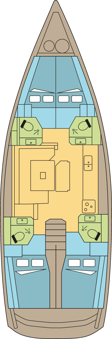 Pronájem Plachetnice v Alimos -Jeanneau Sun Odyssey 479