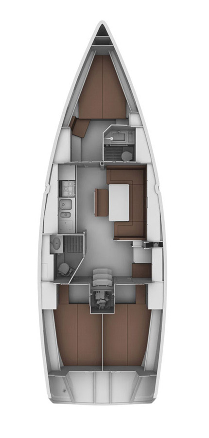 Bavaria Cruiser 40 jednotlivci a charterové společnosti v Split
