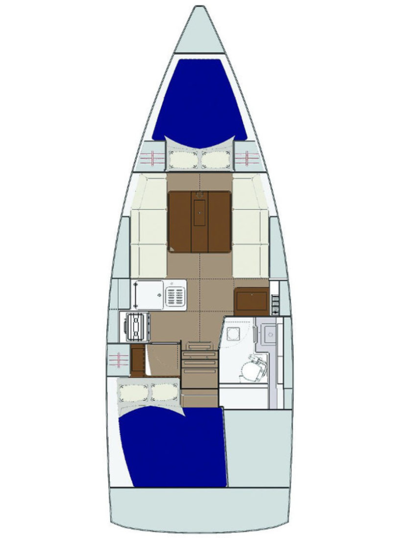 Pronajmout si Dufour Dufour 310 v Primošten 