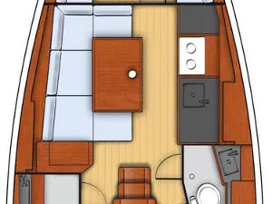 Bénéteau Oceanis 38 jednotlivci a charterové společnosti v Lefkáda