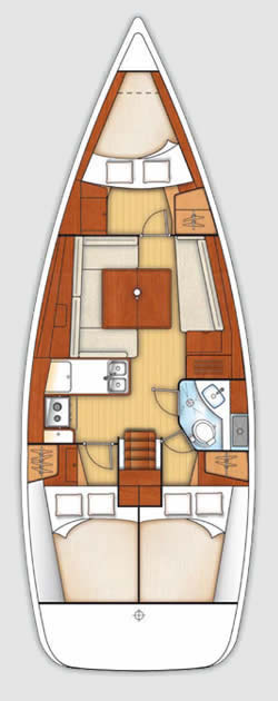 Pronajmout si Bénéteau Oceanis 37 v Paros (ostrov)