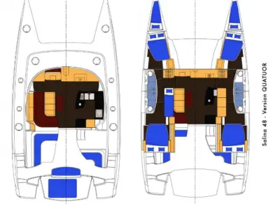 Pronájem Katamarán v Corazón de Jesús Island -Fountaine Pajot Salina 48