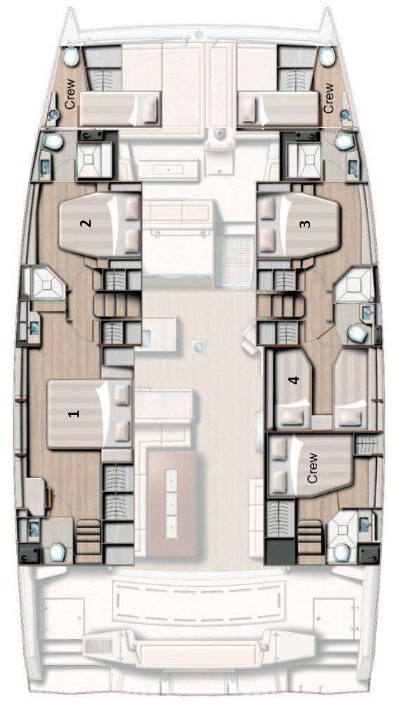 Pronájem lodi Salerno lákavé ceny Bali 5.4