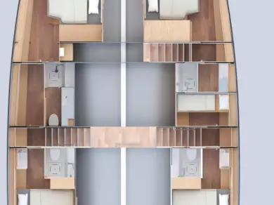Pronájem jachty v Donji Seget -Mazarin Yachts Mazarin 55 na Samboatu