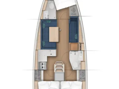 Pronájem lodi Jeanneau Sun Odyssey 380 v Turgutreis na Samboatu