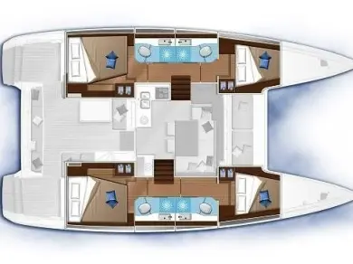 Pronájem Katamarán Lagoon s licencí
