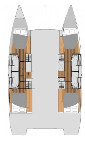 Pronájem Katamarán v Frenchtown -Fountaine Pajot Elba 45