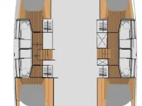 Pronájem Katamarán v Frenchtown -Fountaine Pajot Elba 45