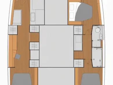 Pronajmout si Fountaine Pajot Saona 47 v Frenchtown