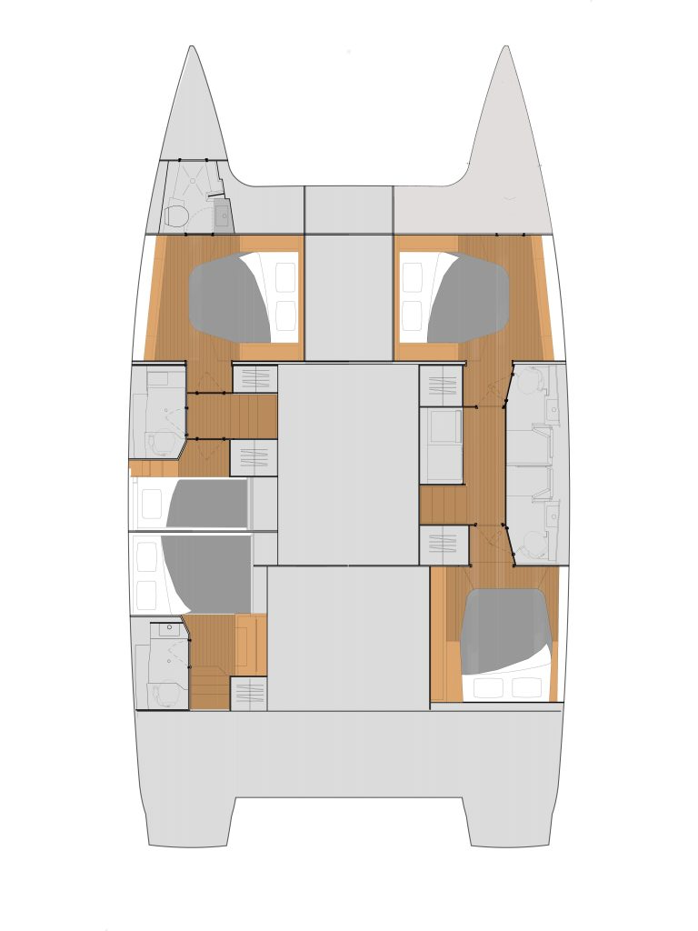 Pronájem Katamarán Fountaine Pajot s licencí