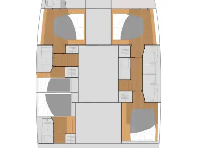 Pronájem Katamarán Fountaine Pajot s licencí