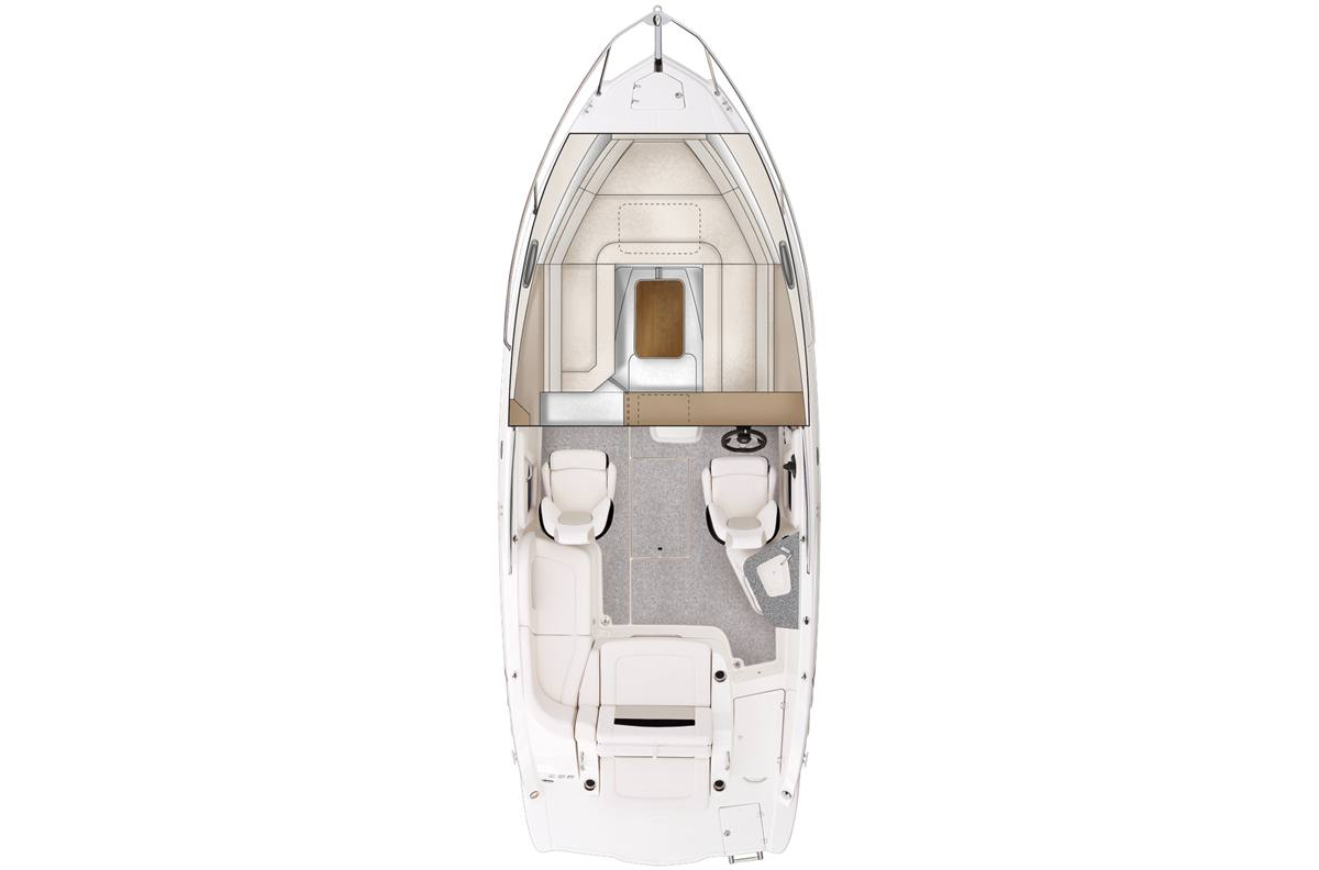 Pronájem jachty v Tribunj -Chaparral Chaparral 225 SSi Cuddy na Samboatu