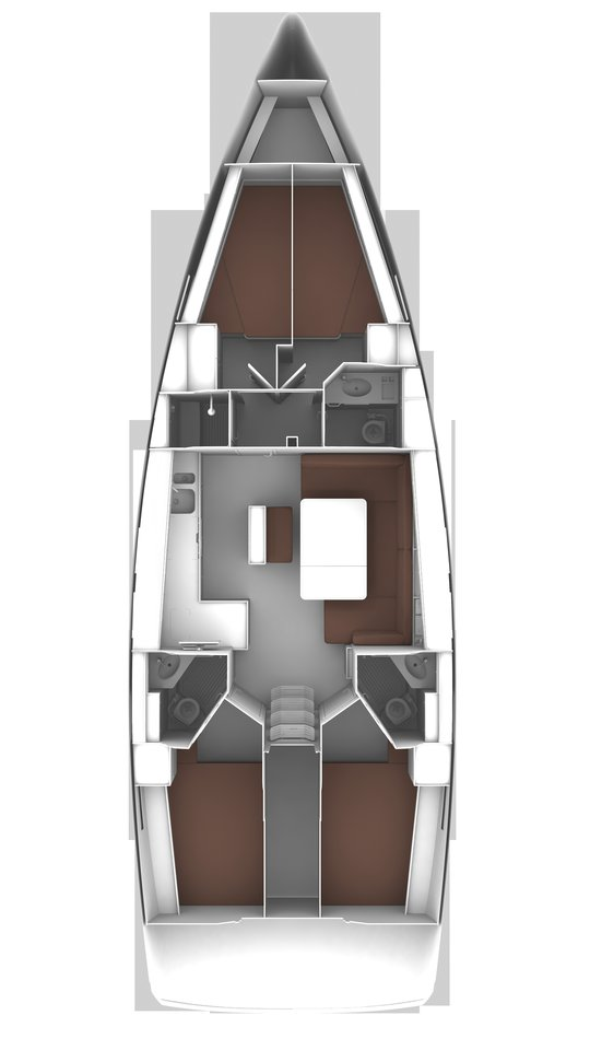 Pronájem jachty v Fethiye -Bavaria Cruiser 46 na Samboatu