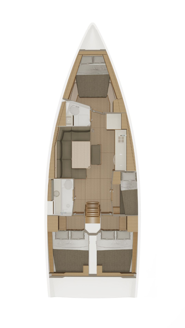 Pronájem Plachetnice Dufour s licencí