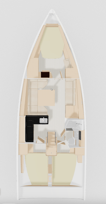 Hanse Hanse 410 jednotlivci a charterové společnosti v Marseille