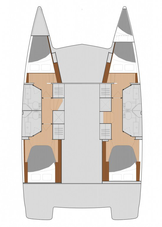 Pronájem Katamarán Fountaine Pajot s licencí